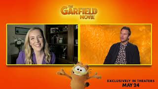 Chris Pratt Interview for The Garfield Movie [upl. by Aihsened]