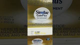 Similac Gain Plus Milk Supplement 24kg Price similac milk price [upl. by Anuahc521]