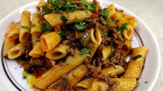 Pasta con Carne Molida FÁCIL y RÁPIDA para Toda la Familia [upl. by Sherurd]