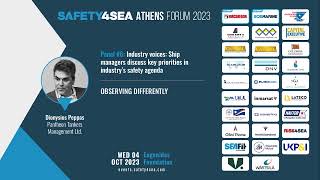 SAFETY4SEA Athens 2023 Dionysios Peppas Pantheon Tankers Management Observing differently [upl. by Cathryn]