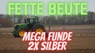 Fette Beute beim sondeln 2 xSilber Schöne Runde schatzsuche [upl. by Asle434]