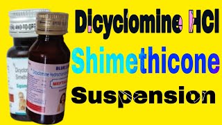 Dicyclomine Hydrochloride and shimethicone Oral suspension uses in Hindi [upl. by Harv]