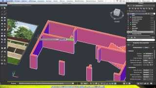 Autocad 3D MAC Tutoriel complet  PARTIE 2  Modélisation maison [upl. by Nas908]