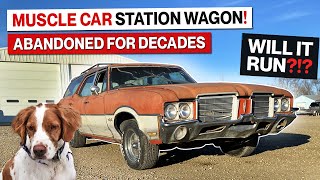 455 Oldsmobile Vista Cruiser Muscle Car Station Wagon Will It Run Abandoned for Decades [upl. by Marigold]