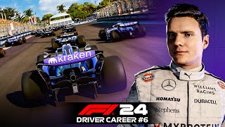 CAN WE GO FROM LAST TO FIRST IN A WILLIAMS  F1 24 Driver Career Mode 6 [upl. by Leslee271]