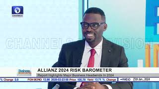 Legislation And Regulation Major Risks To Businesses In Nigeria  Allianz Risk Barometer 2024 [upl. by Fablan]