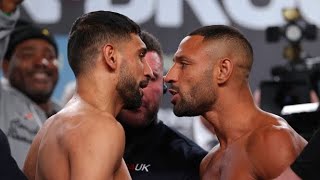 Heated Amir khan Vs Kell Brook weigh in reaction 🔥🔥🔥 [upl. by Meriel]