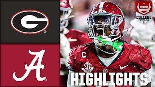 Georgia Bulldogs vs Alabama Crimson Tide  Full Game Highlights  ESPN College Football [upl. by Myrt]