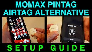 Setup Guide Momax Pintag Tracker Airtag Alternative with Find My on iOS [upl. by Haliehs]