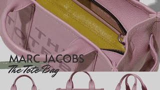 Unboxing Marc Jacobs The Tote Bag Large Leather Lilas [upl. by Avictor222]