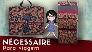 Nécessaire para Viagem  Maleta pendurável [upl. by Neelahtak]