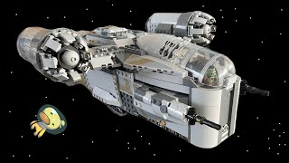 The Razor Crest Lego Timelapse legostarwars [upl. by Adama]