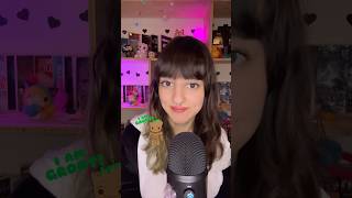 asmr chuchotement bois visuel pinceau visual cute poudredeperlinpinpin boispinpin trigger [upl. by Salomi2]