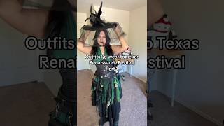 Texas Renaissance Festival Outfit Ideas Part 1 renfaire renaissancefestival costume [upl. by Aviva170]