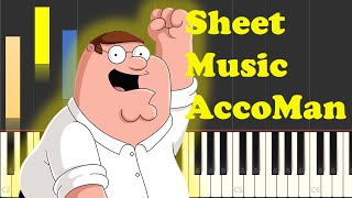 Family Guy If More People Join In Piano Sheet Music [upl. by Syst373]