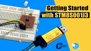 Getting Started with STM8S001J3 Microcontroller using STVD and Cosmic C compiler [upl. by Lutim]