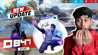 OB47 Update😨 New Gameplay is Here Solo Vs Squad  Free Fire Max [upl. by Oilerua]