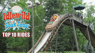 Top 10 Rides at Idlewild [upl. by Etnauj]