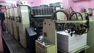 OFFSET PRINTING MULTICOLOR MACHINE  Small Scale IndustrieS [upl. by Hu]