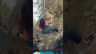 Fontainebleau Bouldering  Irrespirable 6c [upl. by Ahsiened97]