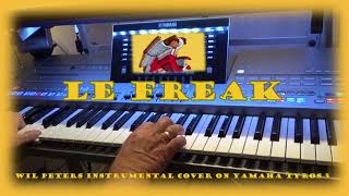 Chic Le Freak Wil Peters Instrumental Cover on Yamaha Tyros 5 [upl. by Ingmar]