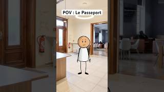 Le Passeport 📕 antoinebordes video france animation viralvideo [upl. by Frierson684]