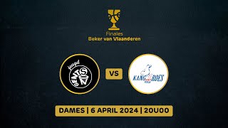 Finale BVV2024 Dames Amon Jeugd Gentson vs Kangoeroes Basket Mechelen B [upl. by Allare403]