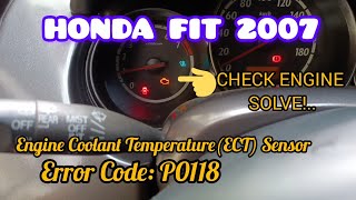 ENGINE COOLANT TEMPERATUREECT SENSOR HONDA FIT 2007 [upl. by Ina266]