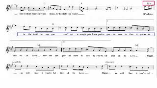 ADDICTED TO LOVE  ROBERT PALMER  CHORDS  LYRICS  GUITAR  PIANO [upl. by Anitnahs]