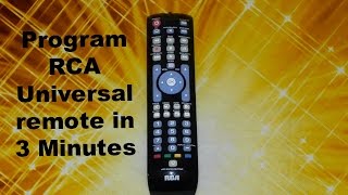 How to program your tv with rca universal remote [upl. by Klotz]