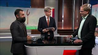 Sverigedemokraterna moskeutspel debatt Hanif Bali EXPRESSEN  Anders Lindberg AFTONBLADET [upl. by Annovy]