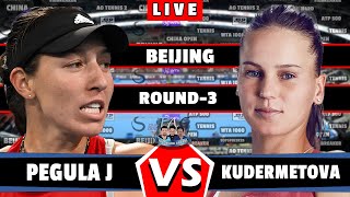 🔴LIVE PEGULA J vs KUDERMETOVA V • Beijing Open 2024 pegula tennis wta BeijingOpen [upl. by Zarihs]