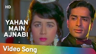 Yahan Main Ajnabee Hoon  Shashi Kapoor  Nanda  Jab Jab Phool Khile  Bollywood Classic Songs [upl. by Ayar273]