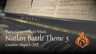 Venture of Tonalamatl Natlan Battle Theme 3  Genshin Impact  SHEET MUSIC IN DESCRIPTION [upl. by Muna]