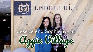 Rams Review Jessica and Sophie live in Aggie Village  Colorado State oncampus housing [upl. by Modesty]