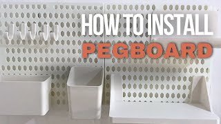 How to Install SYNBOARD Pegboard [upl. by Argus112]