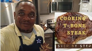 Cooking T Bone Steak On The Codishow [upl. by Tamis65]