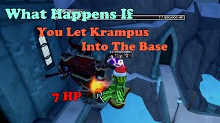 What Happens If You Let KRAMPUS ENTER THE BASE  Tower Defense Simulator [upl. by Granville]