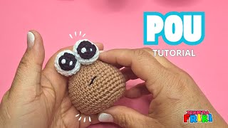 POU Mascota Virtual Amigurumi para mis Friki amigos Patrón en Video EspañolIngles [upl. by Radnaskela]