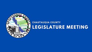 Chautauqua County Legislature Meeting 112024 [upl. by Esirtal]