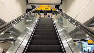 London Heathrow Airport  1x KONE Escalator ride up in Terminal 3 from check in zone F to departures [upl. by Neibart]