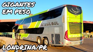 SÓ NAVES NO AMANHECER DA RODOVIÁRIA DE LONDRINAPR  MOVIMENTAÇÃO DE ÔNIBUS DAS 600 ÀS 630 [upl. by Fay347]