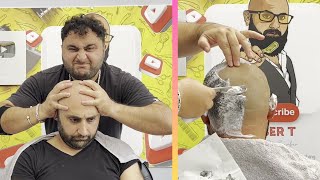 ASMR Barber Razor  The Hypnotic Sounds and Relaxing Massag BarberT [upl. by Airdnaed]