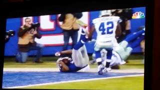 Odell Beckham Jr One handed catch vs Cowboys [upl. by Trill231]