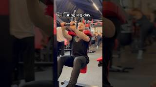 Leg Day Is A BIG PROBLEM 🤕😳 legday workout comedy shorts [upl. by Anerom]