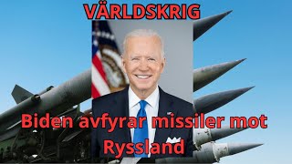 USA nu i öppet krig med Ryssland  Order om långdistansrobotar mot Ryskt territorium [upl. by Norb]