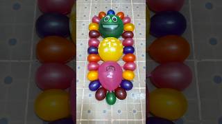 Beautiful a boy number one always smiled  water colorful balloons popping reverse asmr satisfying [upl. by Atinyl]