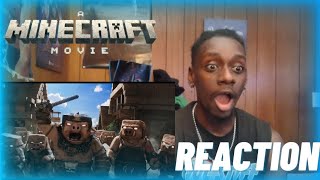 A Minecraft Movie  Official Trailer  Reaction [upl. by Ellehs]