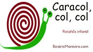 Caracol col col  Canciones infantiles y rimas  Con subtítulos [upl. by Barbe]