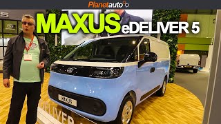 New Maxus eDeliver 5  Does An Electric Van Get Much Cooler [upl. by Idoc696]